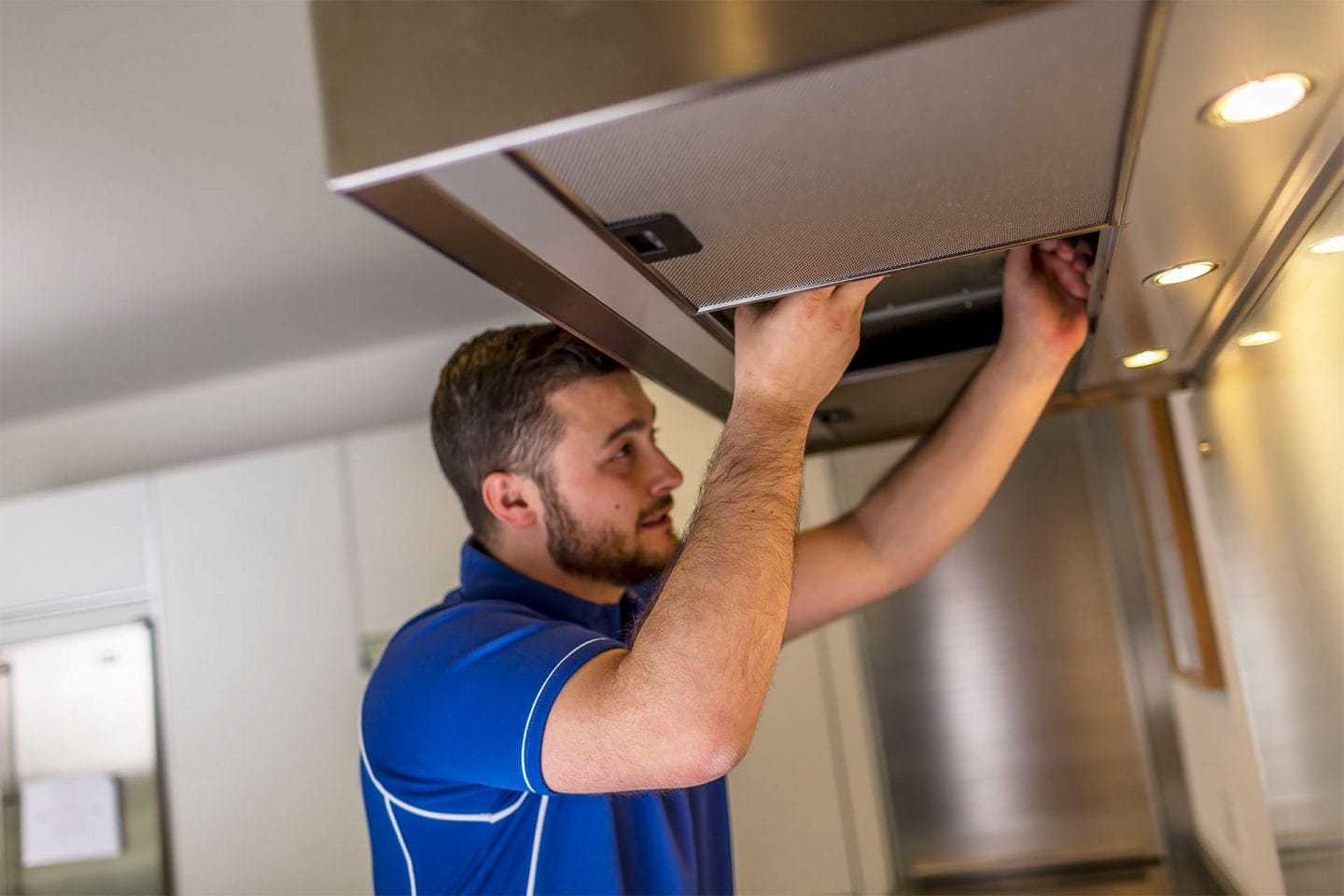 Commercial kitchen canopy installation in Birmingham